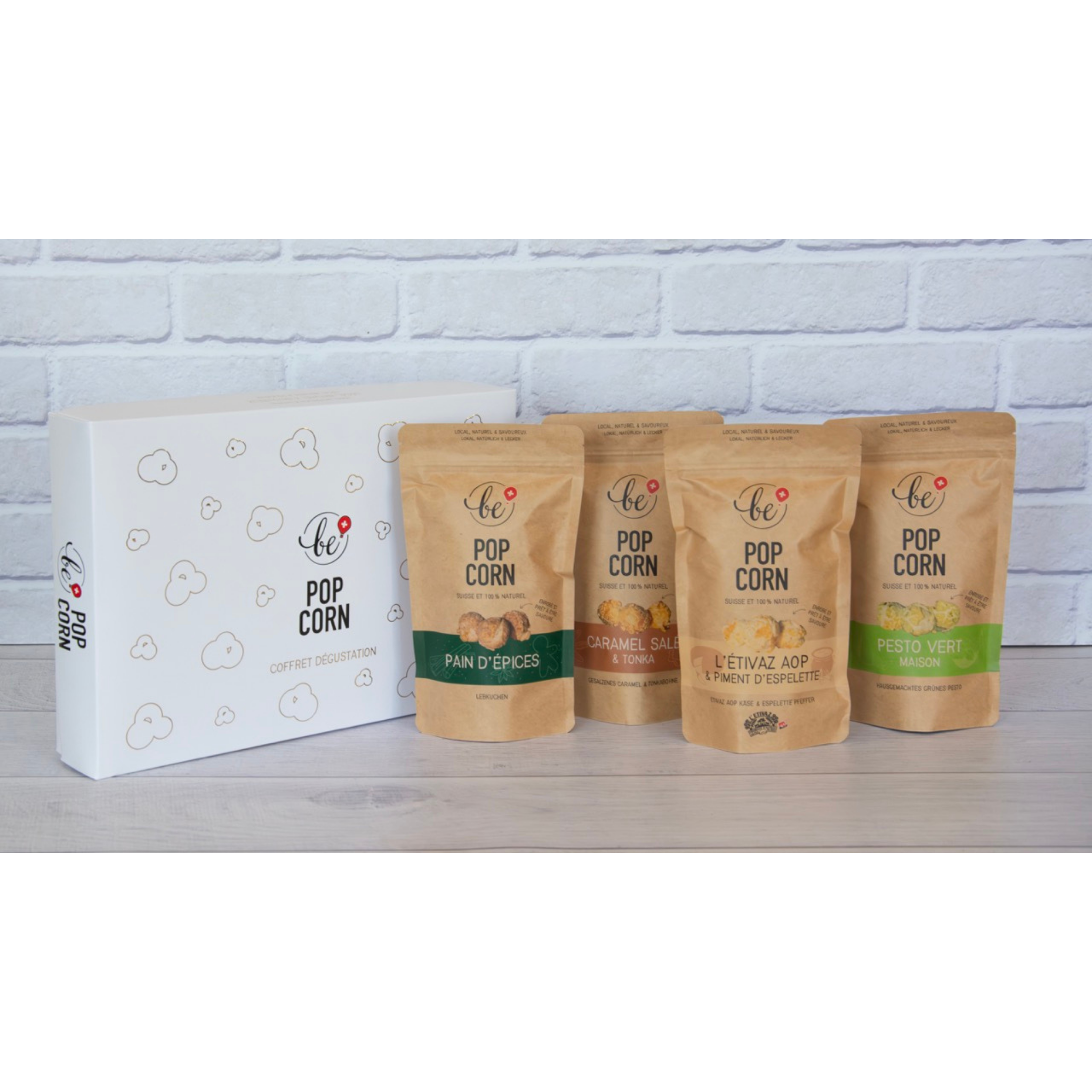 Le coffret découverte contient nos 8 saveurs classiques en format petit