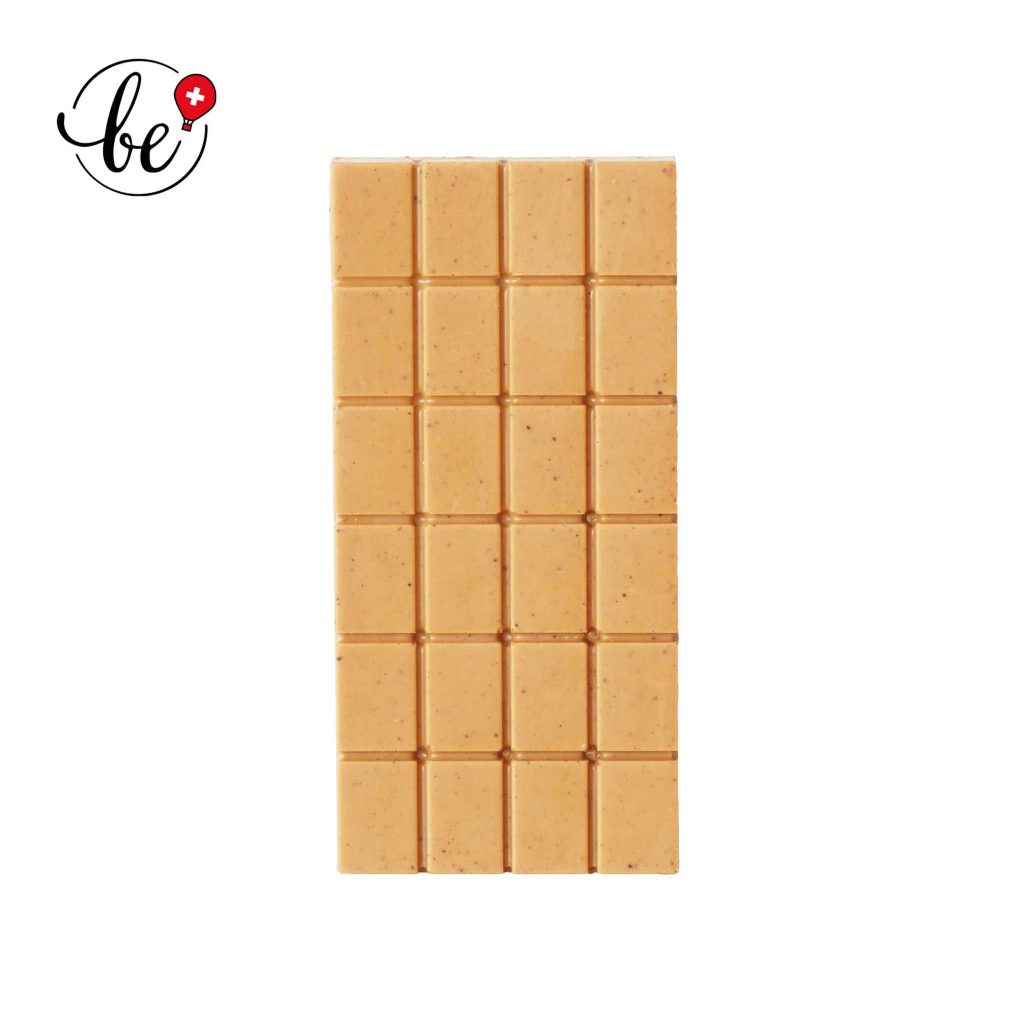 Tablette au chocolat ambré, café et éclats de popcorn au café