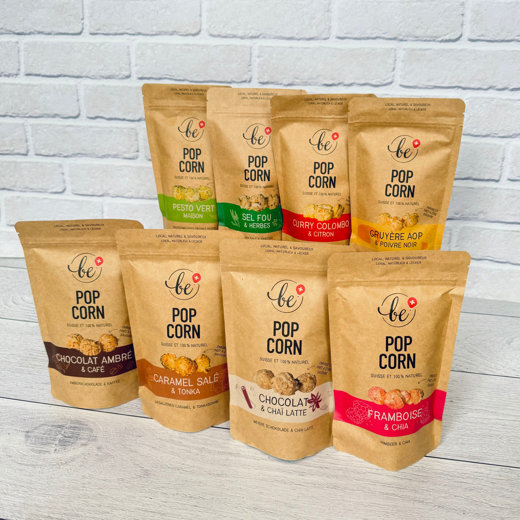 Le coffret découverte contient nos 8 saveurs classiques en format petit