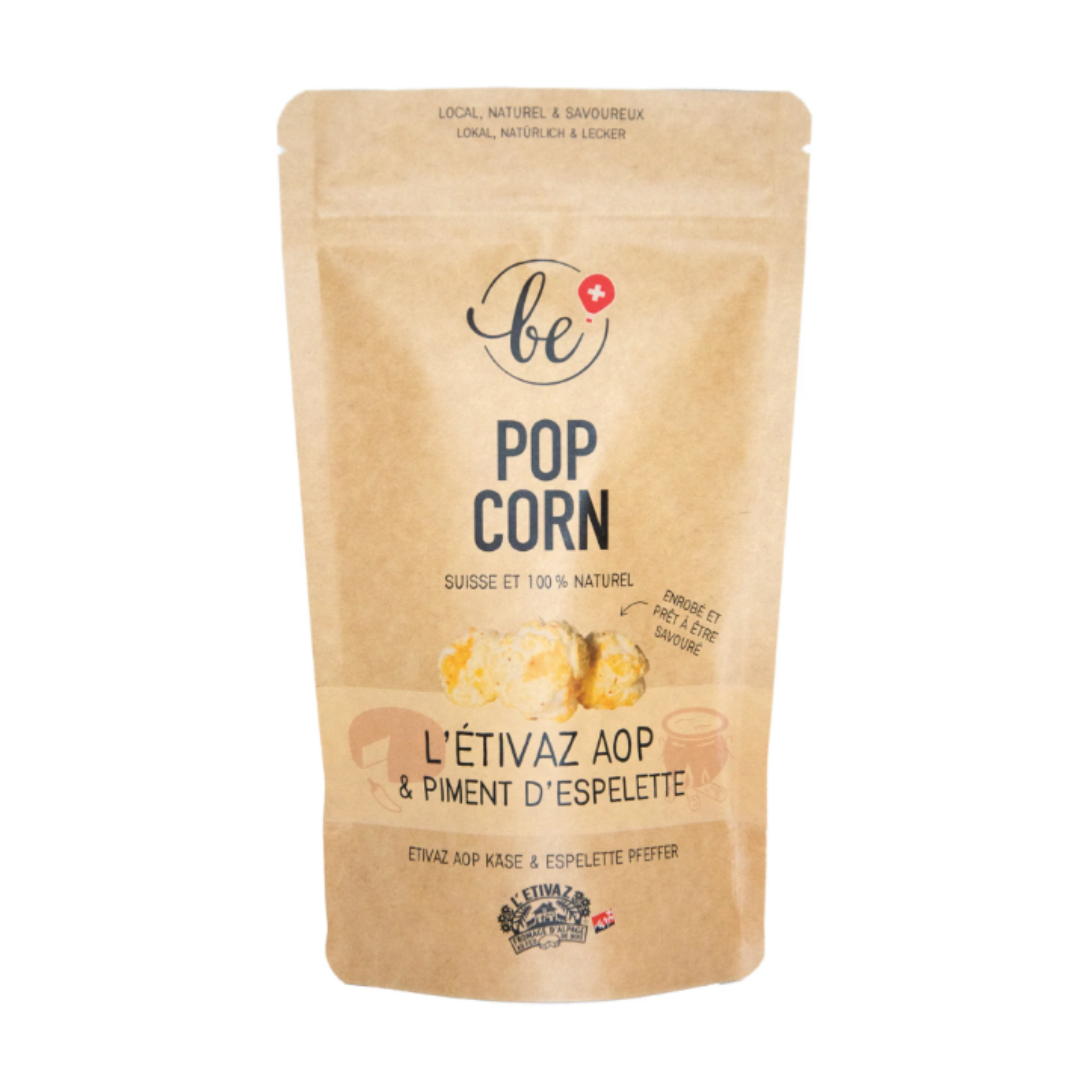 Petit paquet de popcorn à l’Étivaz AOP et piment d'espelette