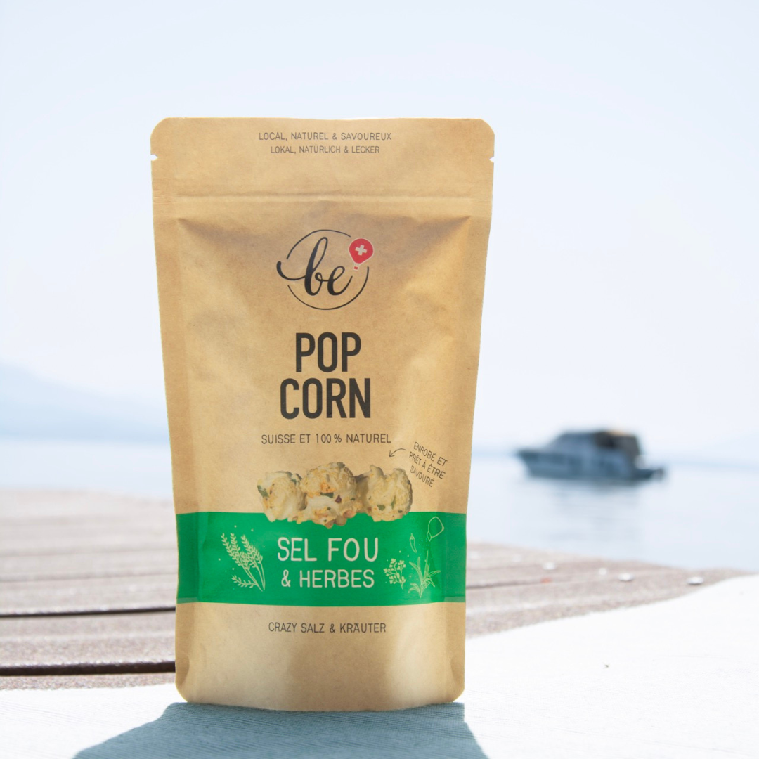 Popcorn au Sel fou & Herbes, le compagnon parfait pour les apéros cet été !