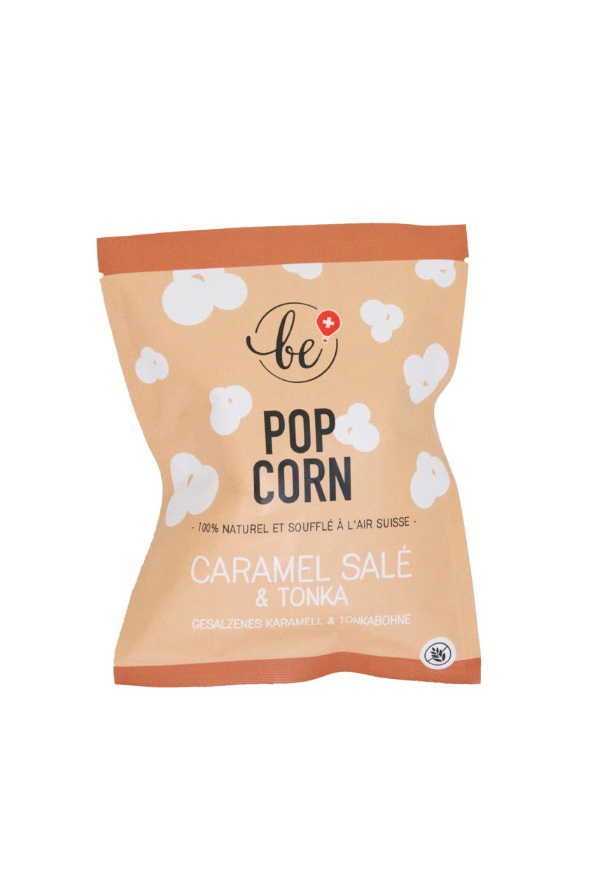 Popcorn Caramel salé & Tonka  Be! Fabrique Suisse – Be! Popcorn