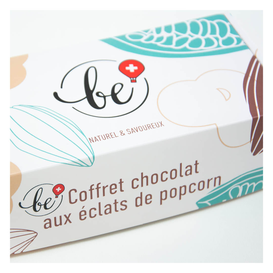 Coffret chocolat – Be! Popcorn